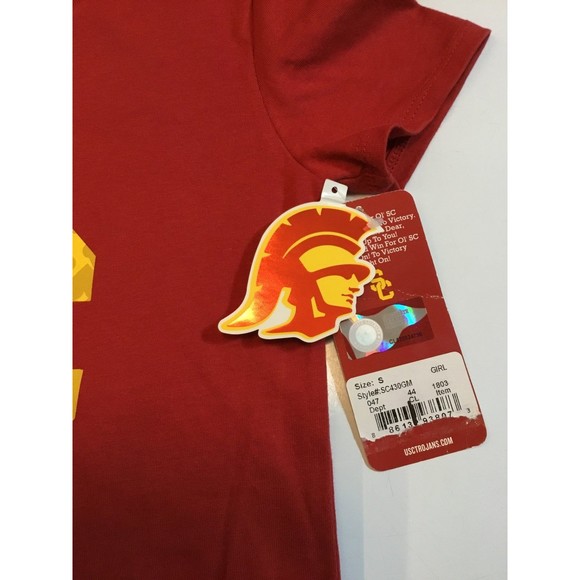 Southern Cal Authentic Apparel Girl’s  Fight On Tee NWT Size 7 - Picture 3 of 6